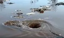 Strong Whirlpool Continues to Amaze