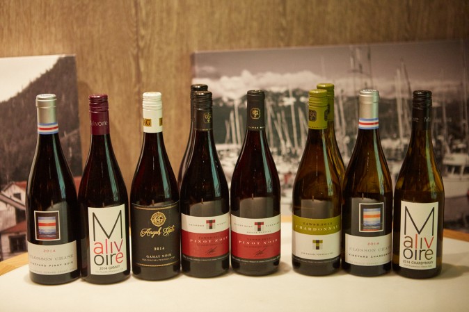 Bottles of wine from Clear Lake Wineries, an export operation of Ontario wines to China. (Courtesy Mary Whittle)