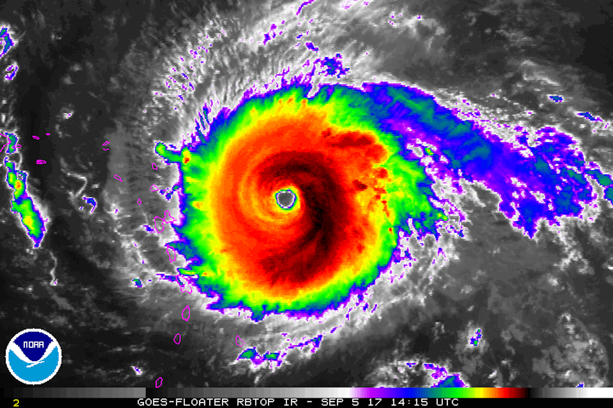 Hurricane Irma Breaks All-Time Record For Sustained Wind Speed