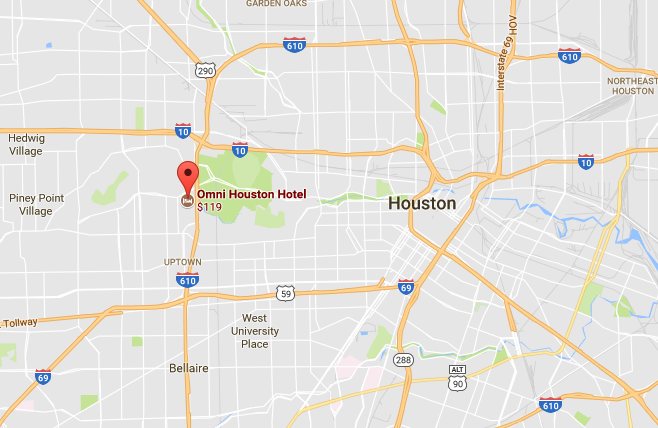 Omni Houston Hotel. (Screenshot via Google Maps)