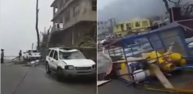 A scene of devastation in Tortola after Hurricane Irma (YouTube/screenshot)