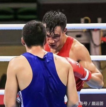 Wen Yinhang and Tangtilahan at the boxing match on Aug. 13. (WeChat)