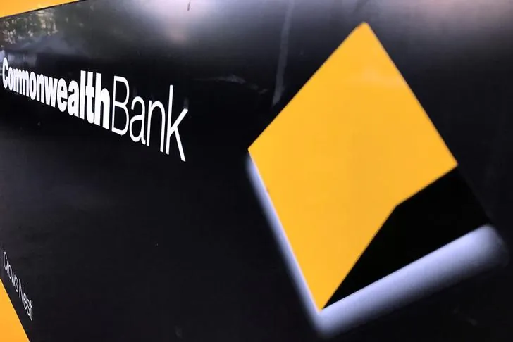 A Commonwealth Bank of Australia logo adorns the wall of a branch in Sydney, Australia, May 8, 2017. (David Gray/File Photo/Reuters)