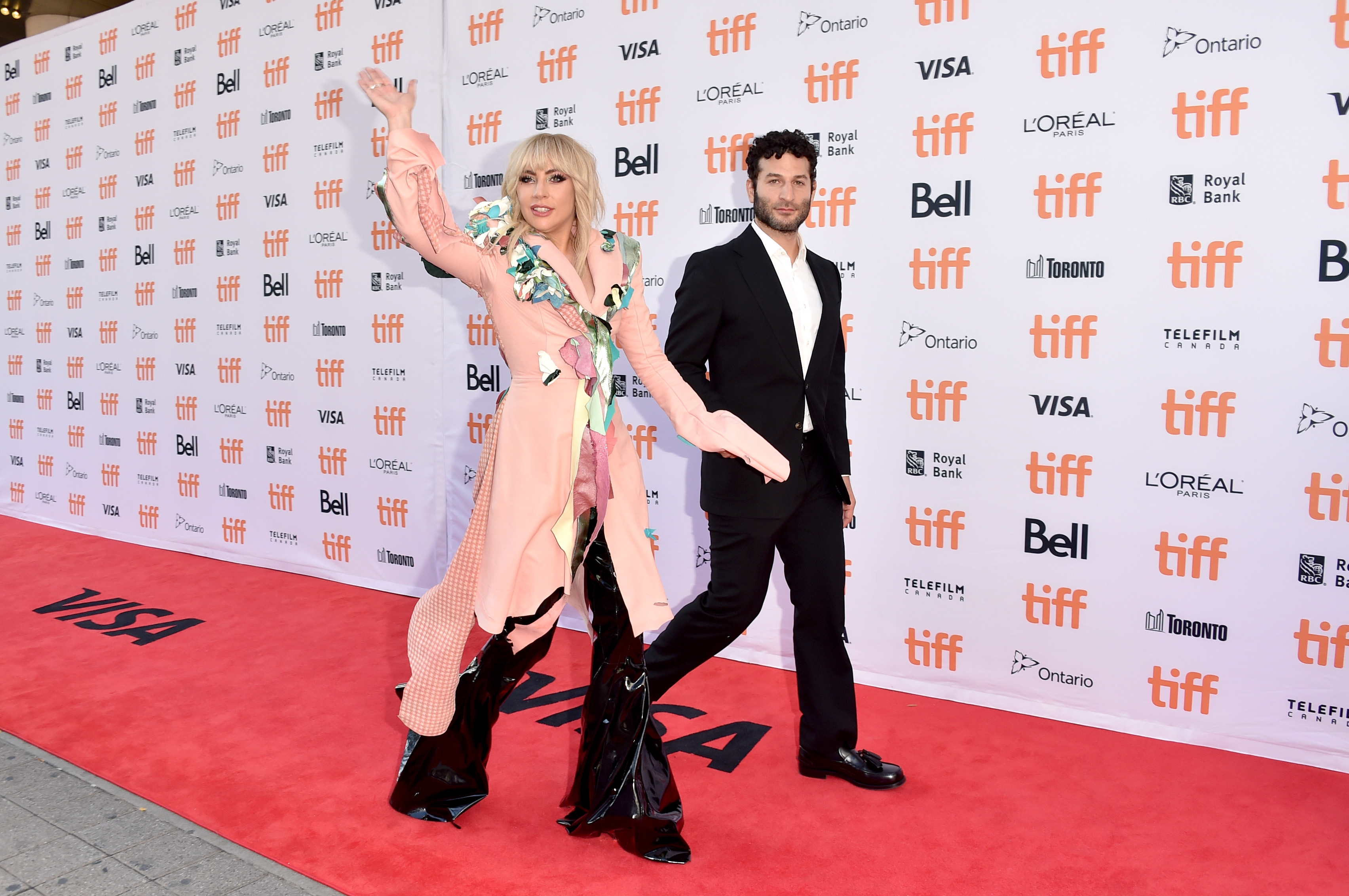 Lady Gaga and Chris Moukarbel attend the "Gaga: Five Foot Two" premiere during the 2017 Toronto International Film Festival at Princess of Wales Theatre on Sept. 8, 2017 in Toronto, Canada. (Alberto E. Rodriguez/Getty Images)