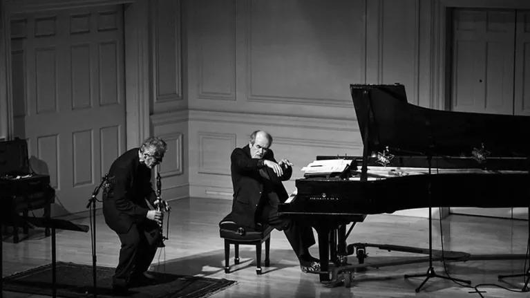 (L-R) Eddie Daniels and Roger Kellaway. (Courtesy of the artists)
