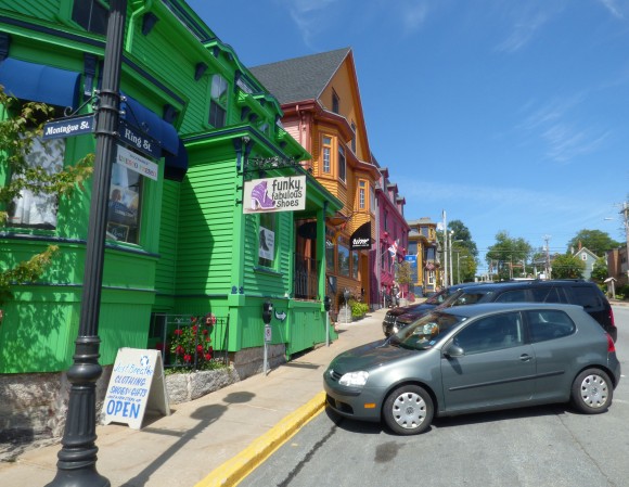 Lunenberg's colourful houses. (Manos Angelakis)
