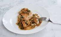 Chicken Suprêmes in Persillade