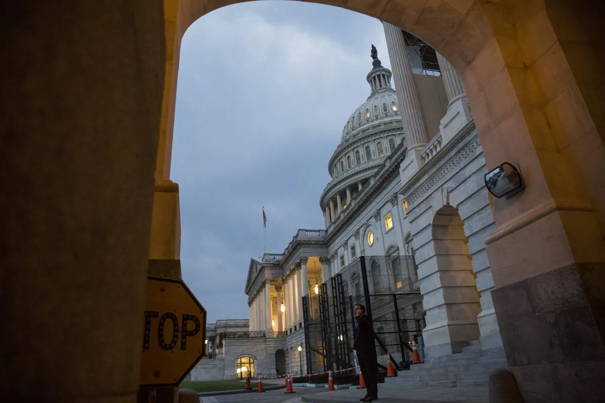 The U.S. Capitol Building on July 27, 2017 in Washington. (Zach Gibson/Getty Images)