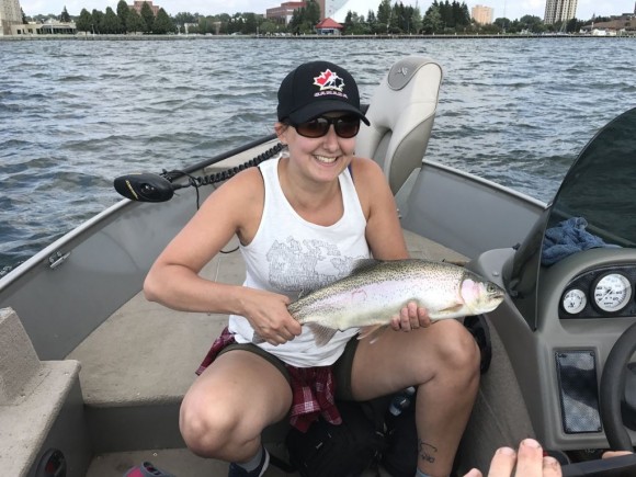 Fishing trip on the scenic St. Marys River. (The Epoch Times)