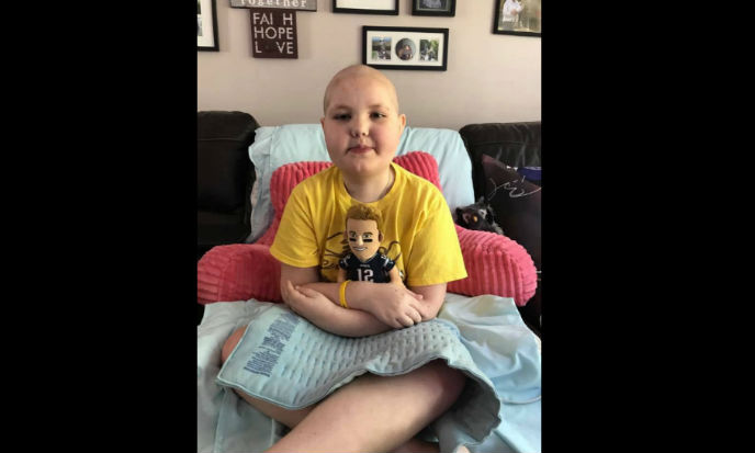 Hailey Steward was diagnosed with acute lymphoblastic leukemia at the age of 5. (Courtesy of Tabaitha Steward via Facebook)