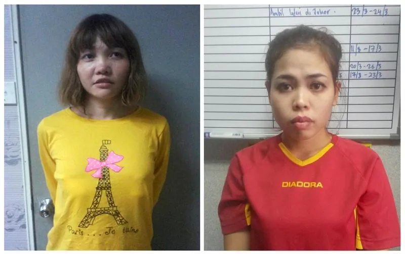In this file photo, Vietnamese Doan Thi Huong (L) and Indonesian Siti Aishah are seen in this combination picture from undated handouts released by the Royal Malaysia Police to Reuters on February 19, 2017. (Royal Malaysia Police/Handout via Reuters/File Photo)
