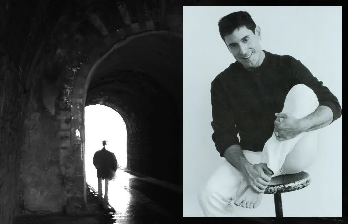 Right: Peter Anthony, a celebrity image consultant and artist who had a near-death experience that changed his life. (Courtesy of Peter Anthony) Background: (Jesse Krauss)