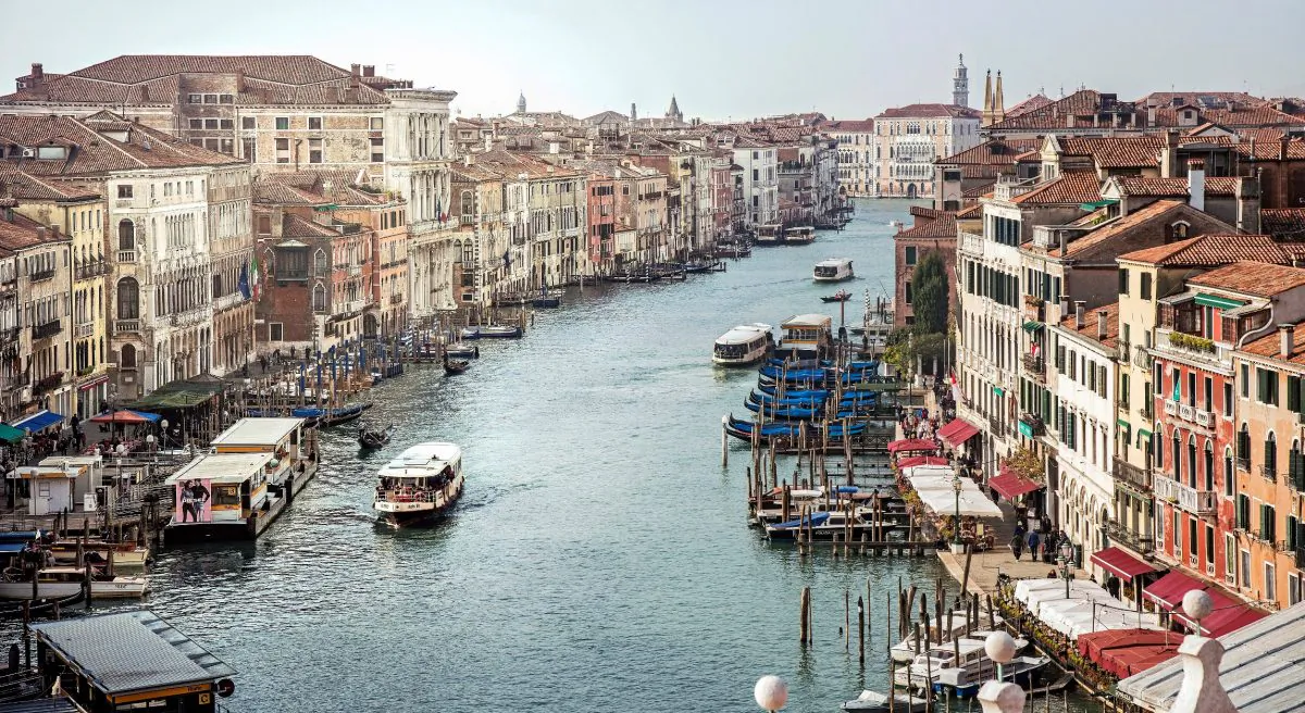 Venice’s Grand Canal in a stock photo (Didier Descouens/Wikimedia Commons)