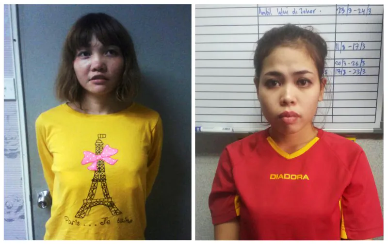 FILE PHOTO: Vietnamese Doan Thi Huong (L) and Indonesian Siti Aishah are seen in this combination picture from undated handouts released by the Royal Malaysia Police to Reuters on February 19, 2017.  Royal Malaysia Police/Handout via Reuters/File Photo