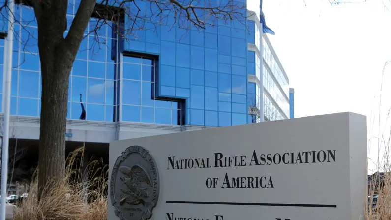 A sign of the National Rifle Association (NRA) is seen in front of their headquarters in Fairfax, Virginia, U.S. on March 14, 2013. (REUTERS/Larry Downing)