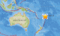 6.1 M Earthquake Strikes Near Archipelago of Tonga in Pacific Ocean