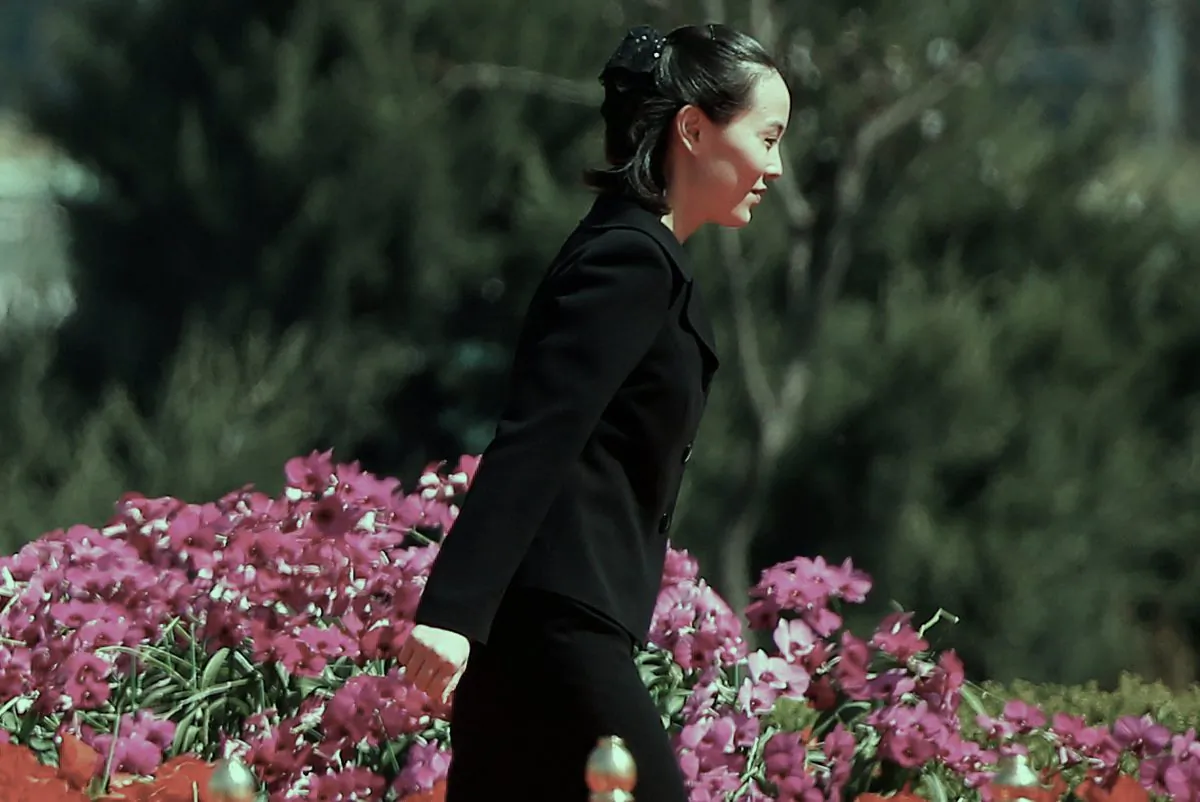 FILE PHOTO: Kim Yo Jong, sister of North Korean leader Kim Jong Un, attends an opening ceremony of a newly constructed residential complex in Ryomyong street in Pyongyang, North Korea April 13, 2017. REUTERS/Damir Sagolj