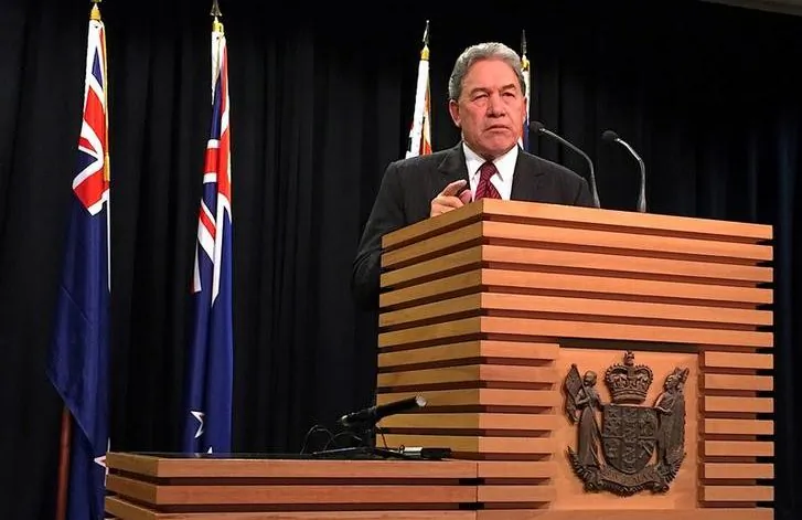 Winston Peters, New Zealand’s deputy prime minister and foreign affairs minister, in a file photo. (Charlotte Greenfield/Reuters/File photo)