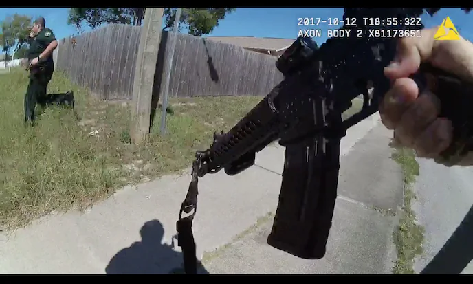Footage Captures Gun Fight With Man Who Murdered Over Imaginary Girlfriend
