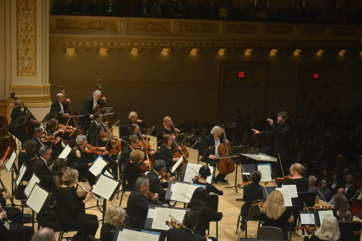 The Orchestra of St. Luke’s conducted by Pablo Heras-Casado. (Orchestra of St. Luke’s)