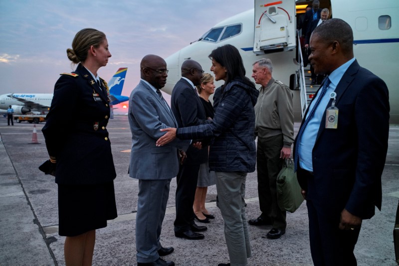 US Envoy Haley Makes Emotional Visit to Congo Displaced Camp | The ...