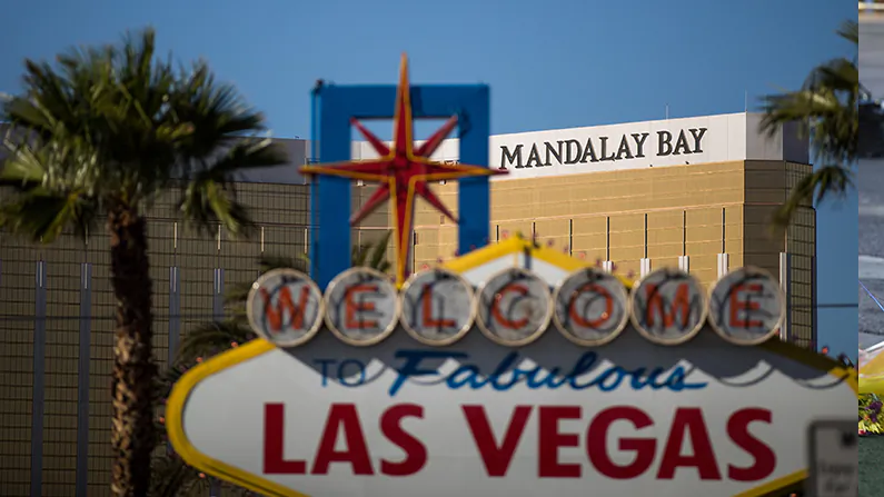 A view of the Mandalay Bay Resort and Casino in Las Vegas on Oct. 3, 2017. (Drew Angerer/Getty Images)
