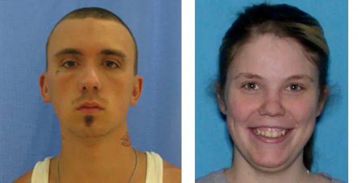 (L): Austin Boutain, 24; (R): Kathleen Elizabeth Rose Boutain, 23 (Salt Lake City Police Department/Handout via REUTERS)
