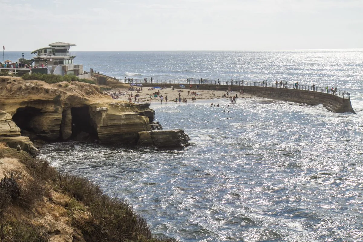 Children's Pool Beach n La Jolla, Calif., on Aug. 1, 2017. (Channaly Philipp/The Epoch Times)