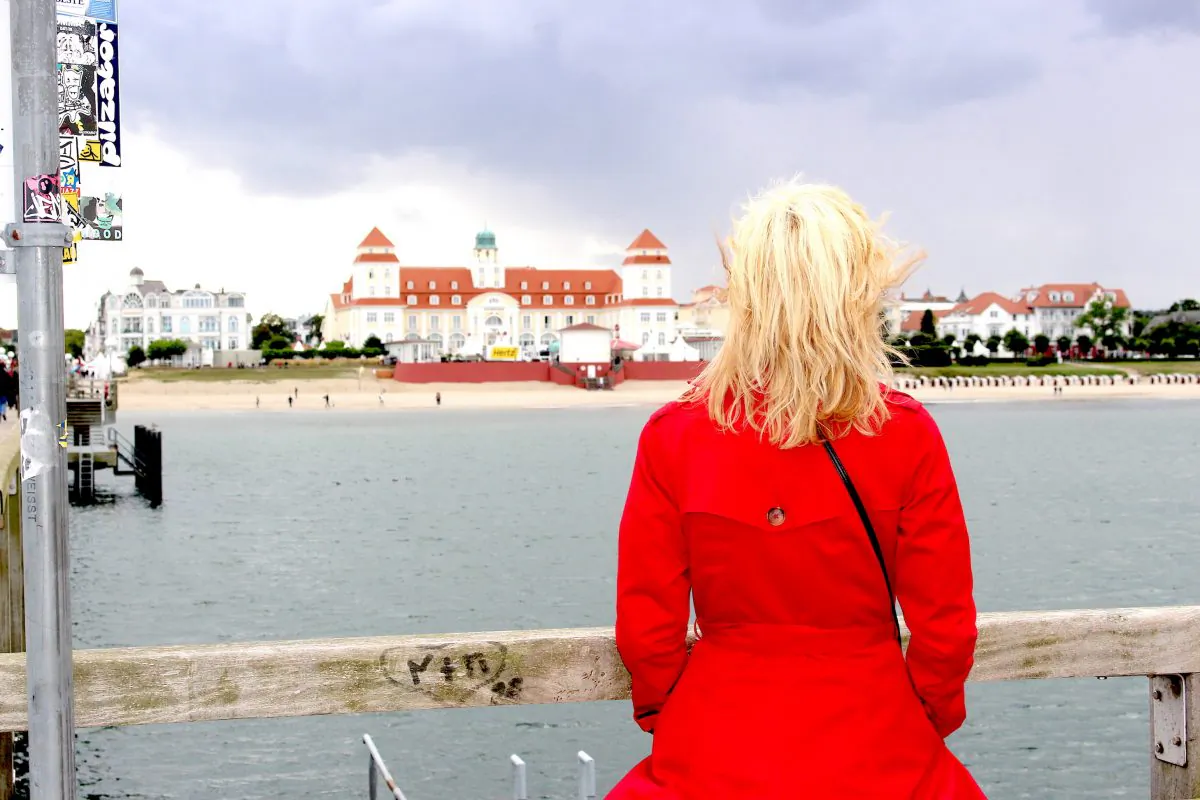 A view of the seaside town, Binz, on the island of Rügen. (Janna Graber)