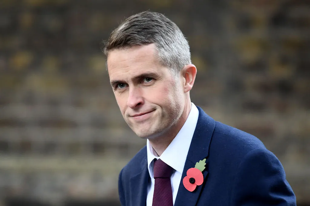 Gavin Williamson arrives in Downing Street after he was announced as the new British Defence Secretary on Nov. 2, 2017 in London. (Carl Court/Getty Images)