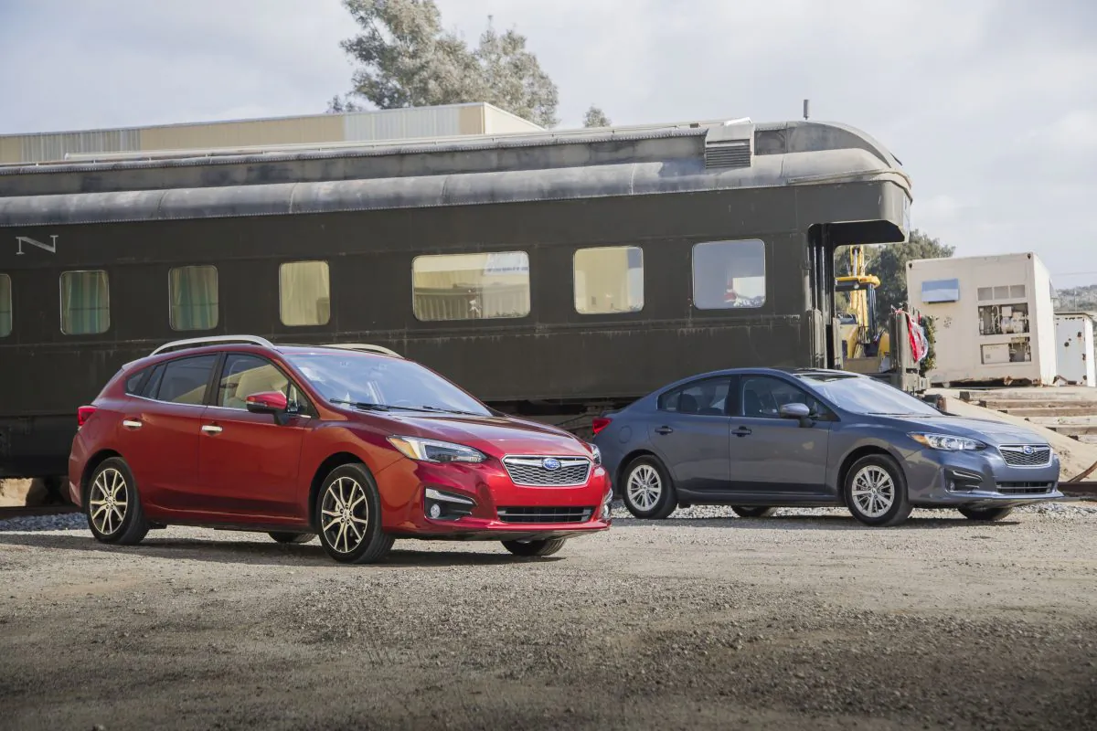 2017 Subaru Impreza hatchback and sedan. (Courtesy of Subaru)