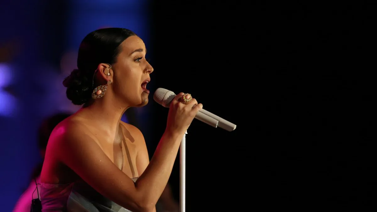 Katy Perry at the 2015 Starkey Hearing Foundation So The World May Hear Gala at the St. Paul RiverCentre, on July 26, 2015, in St. Paul, Minn.(Adam Bettcher/Getty Images for the Starkey Hearing Foundation)