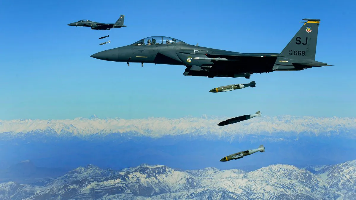 U.S. Air Force F-15E Strike Eagle aircraft. (Staff Sgt. Michael B. Keller, U.S. Air Force, file photo)