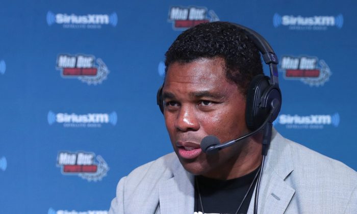 Herschel Walker is the Republican nominee for U.S. Senate in Georgia. (Cindy Ord/Getty Images for SiriusXM )