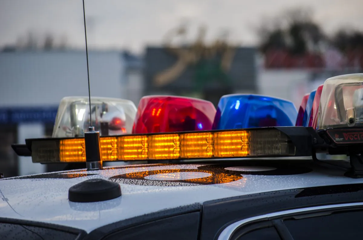 File photo shows lights on top of a police cruiser. (Tom Ozimek/The Epoch Times)