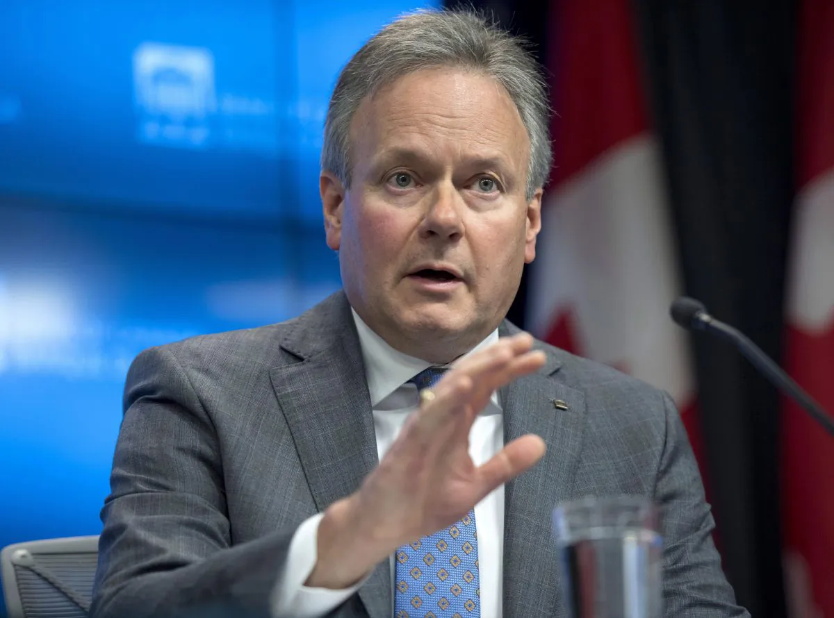 Bank of Canada Governor Stephen Poloz speaks to reporters during a press conference following the release of the Financial System Review in Ottawa on Nov. 28, 2017. The bank says policy measures are doing the job of reducing housing market vulnerabilities. (The Canadian Press/Justin Tang)