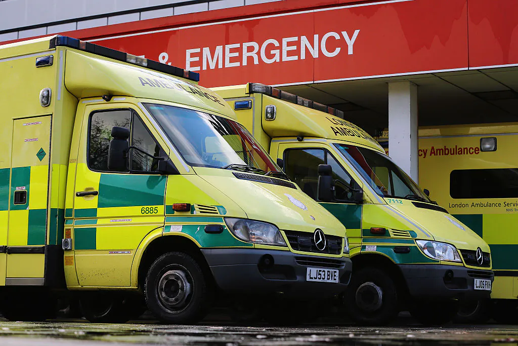 A stock photo of an ambulance (Dan Kitwood/Getty Images)