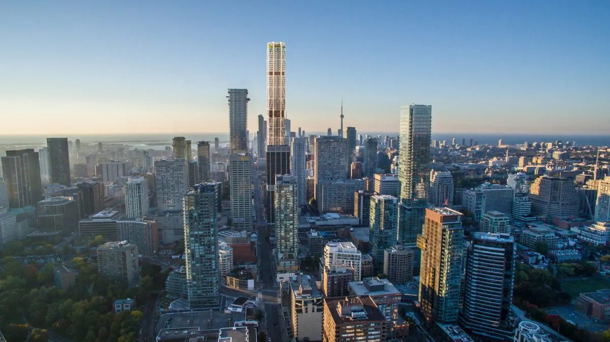 Rendering of The One condo building in Toronto. (Courtesy of Mizrahi Developments)