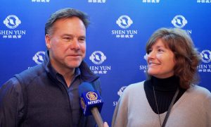 Real Estate Developer Excited to See Shen Yun With Wife And Daughter