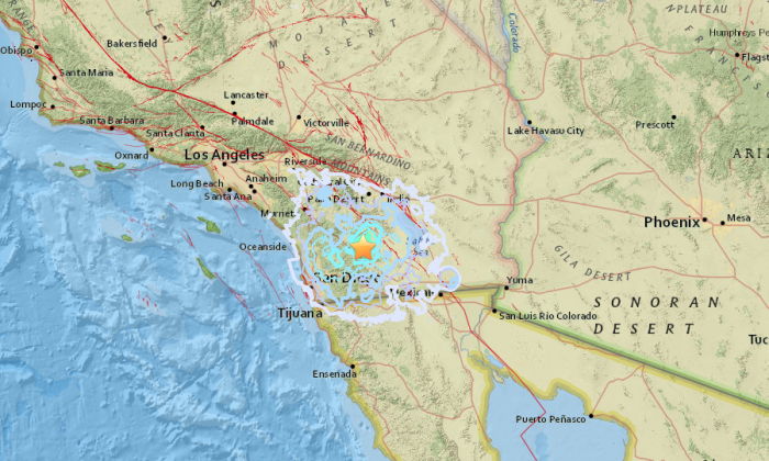 String of Earthquakes Felt in San Diego County–Strongest at 4.0 ...