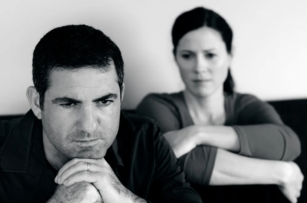 We often think offering empathy to our partner amid a disagreement amounts to admitting we are to blame. (ChameleonsEye/Shutterstock)