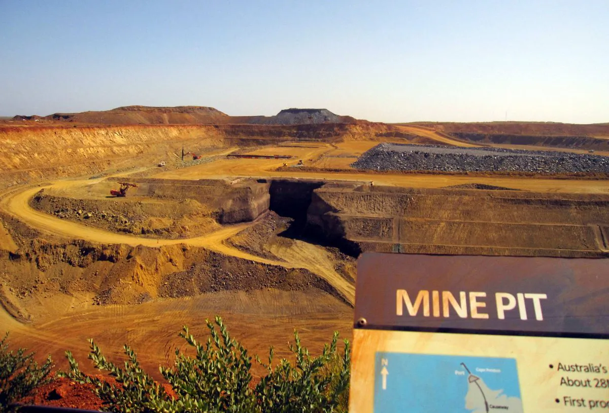 File photo of the pit at Citic Pacific Mining’s Sino Iron magnetite iron ore project in Western Australia. The project is yet another black eye for Chinese state-owned enterprises due to cost overruns, poor management, and lack of due diligence. (Amy Coopes/AFP/Getty Images)