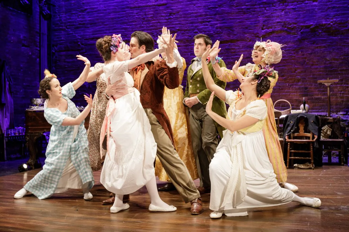 The cast of the Primary Stages's 2017 production of Jane Austin’s “Pride and Prejudice.” (James Leynse)