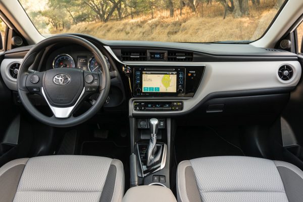 toyota corolla crossover interior