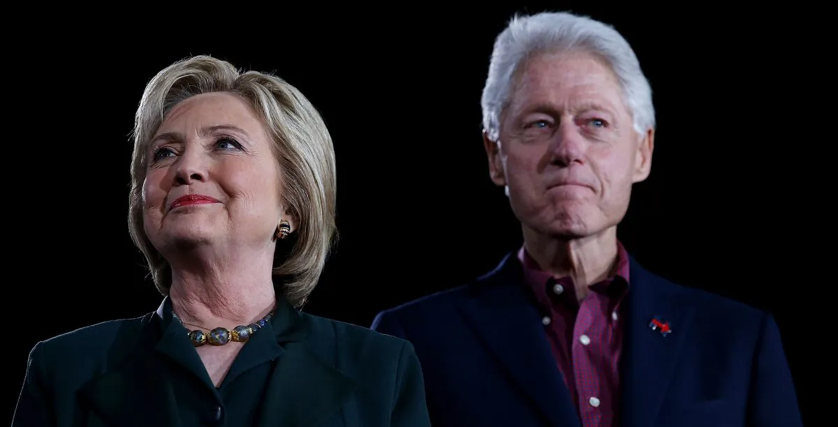 Former Secretary of State Hillary Clinton and former President Bill Clinton in Las Vegas on Feb. 19, 2016. (Justin Sullivan/Getty Images)
