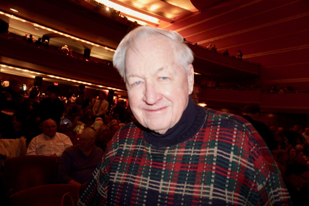Cecil Miller at the performance of Shen Yun Performing Arts at the Music Hall, on Dec. 23, 2017. (Stacey Tang/The Epoch Times)