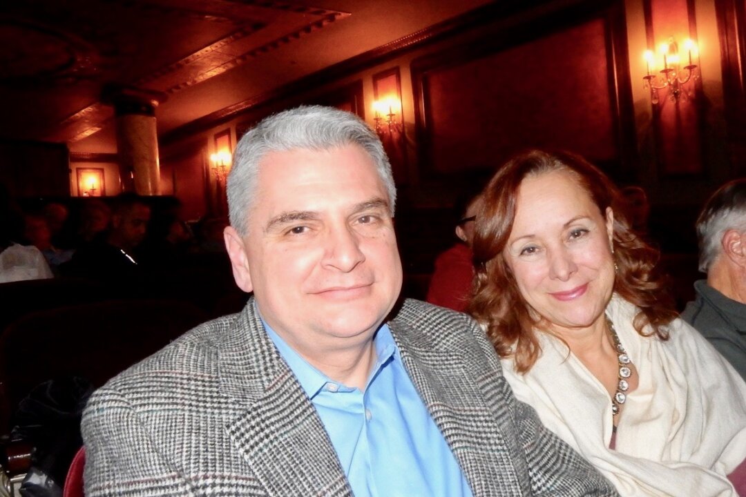 Mauricio Silva and Maria Silva enjoyed watching a performance by the Shen Yun Performing Arts at the Palace Theater, in Waterbury, Connecticut, on Dec. 23, 2017. (Weiyong Zhu/The Epoch Times) 