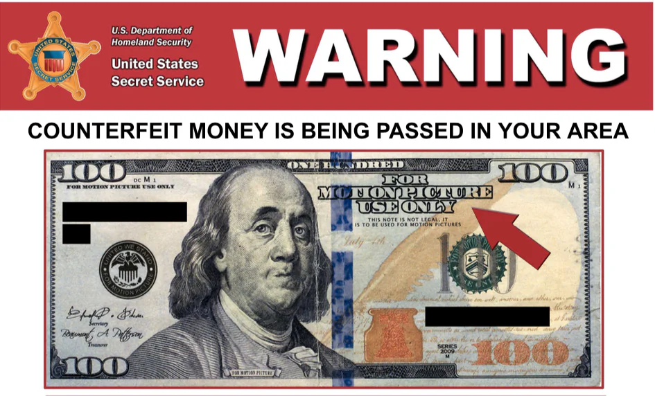 El Paso, Texas, police are warning people about money used on movie sets being used as legal tender in the city. (El Paso Police)