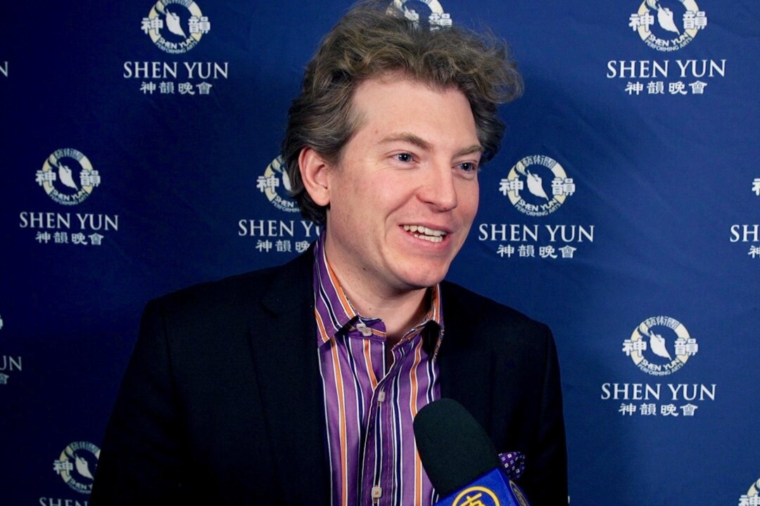 Philip Mann enjoyed a performance by Shen Yun Performing Arts at the Robinson Performance Hall, Little Rock, Arkansas, on Jan. 1, 2018. (NTD Television)