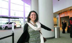 Dancer Enjoys the Music and Dance at Shen Yun